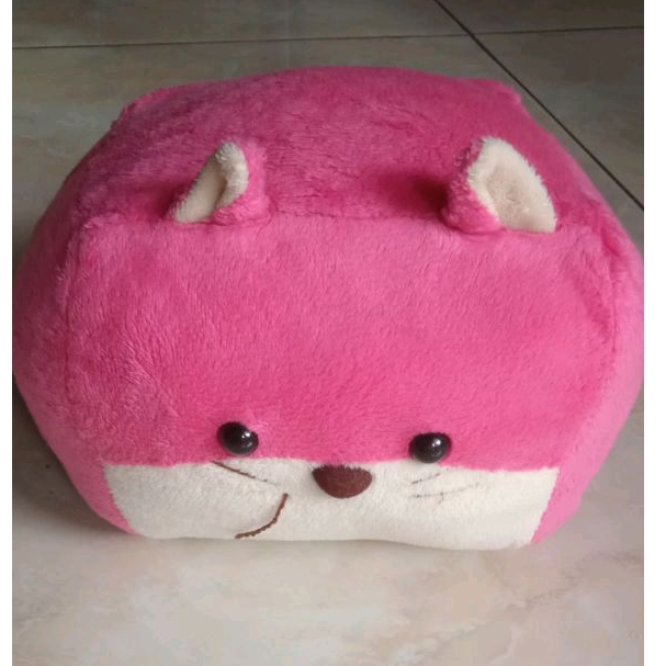 boneka kucing kotak PRELOVED