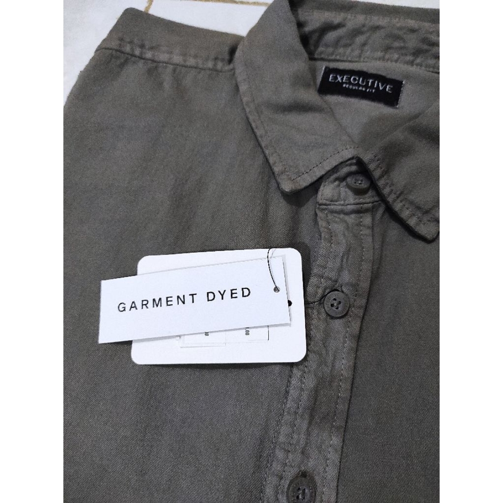 Executive garment dyed shirt