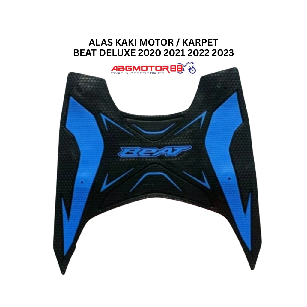ALAS KAKI MOTOR KESET KARPET BEAT DELUXE 2020 2021 2022 2023 WARNA BIRU
