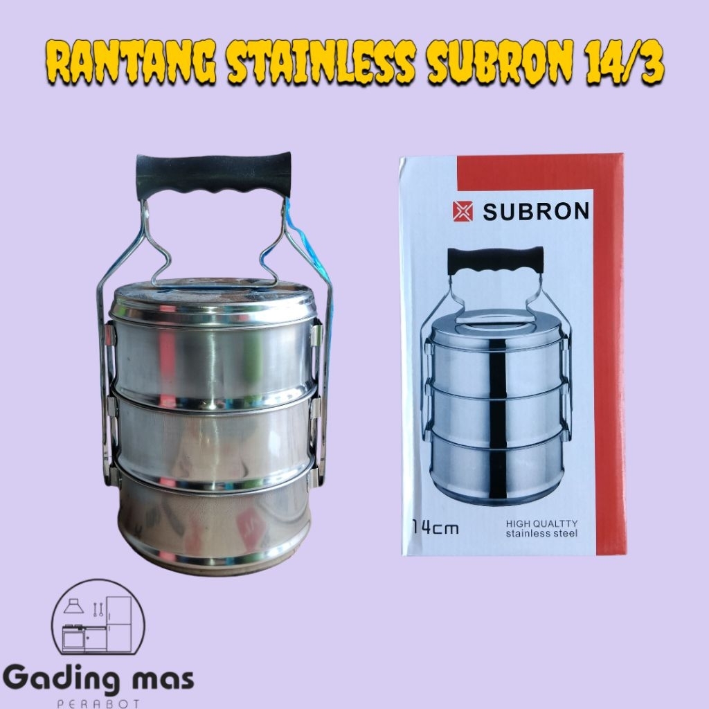 RANTANG SUSUN STAINLESS / RANTANG STAINLESS