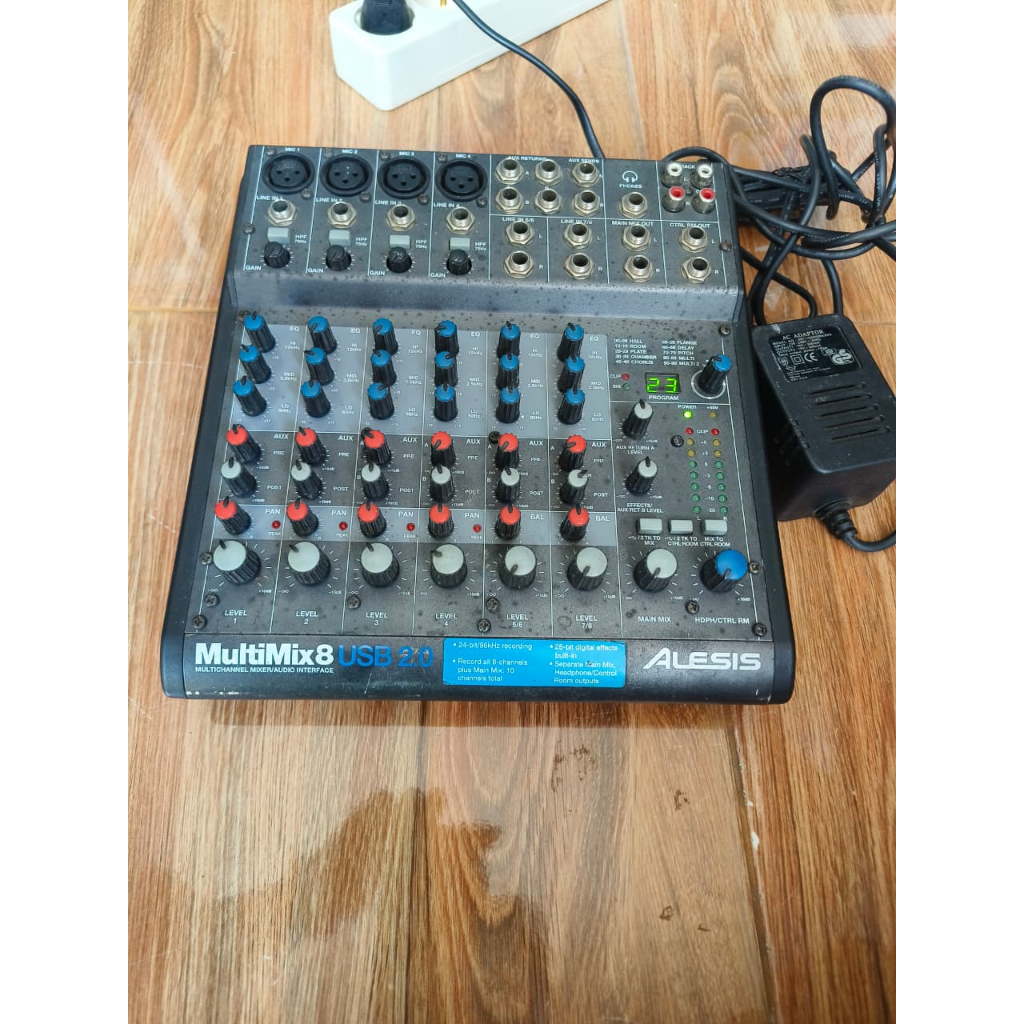 Mixer Alesis Multimix 8 original Malaysia second normal.