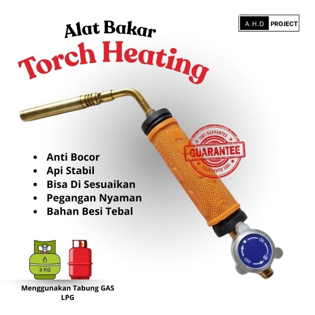 Kepala Gas Gas Torch Lpg Flame Gun Torch blow Gas Torch Portable