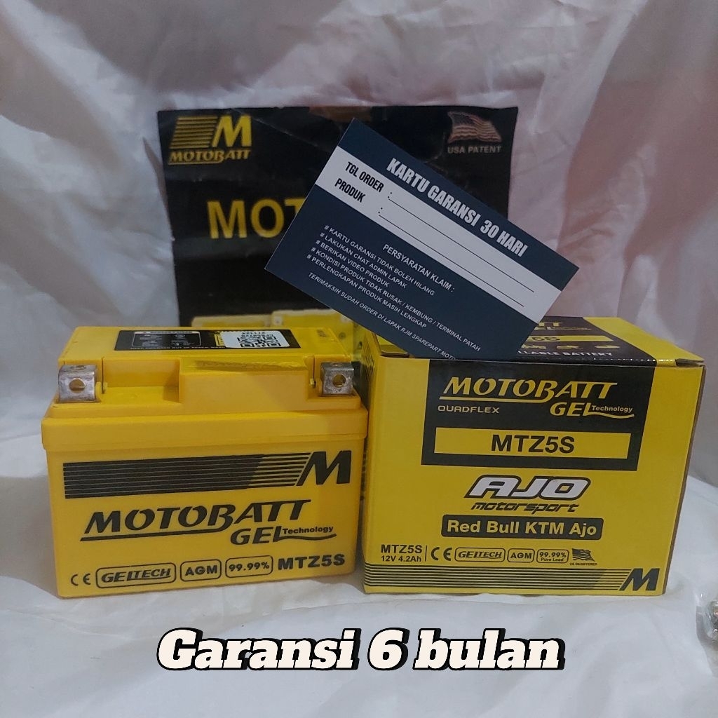 Aki Motor Full Kering Nano Gell Beat Vario Mio j Fino Gtz5s