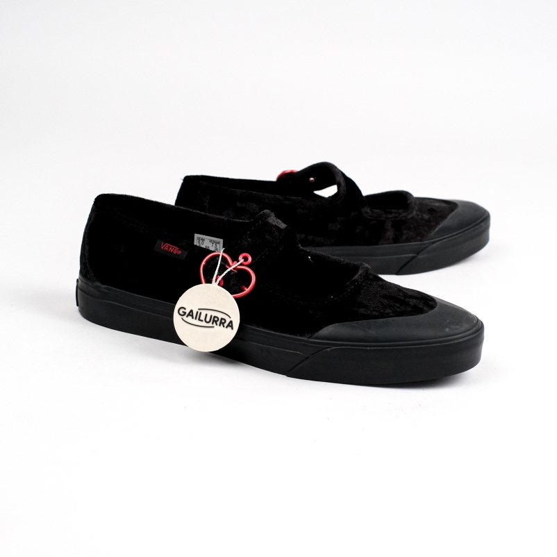 Vans Mary Jane Hearts Black Red Original