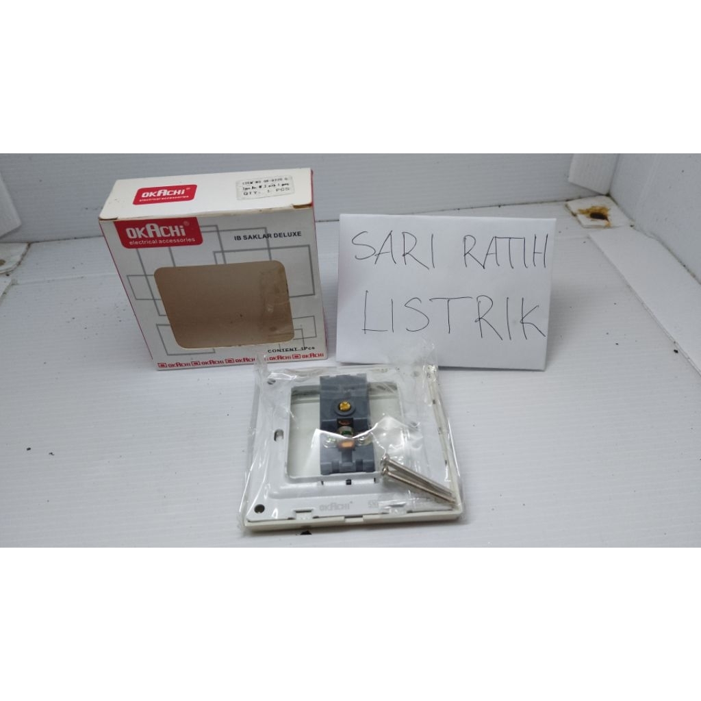 OkAchi Stop Kontak Antena Tv Warna Gold