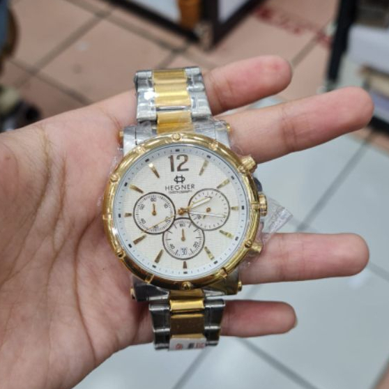 JAM TANGAN PRIA HEGNER HW 431G-3 ORIGINAL GARANSI 1TAHUN