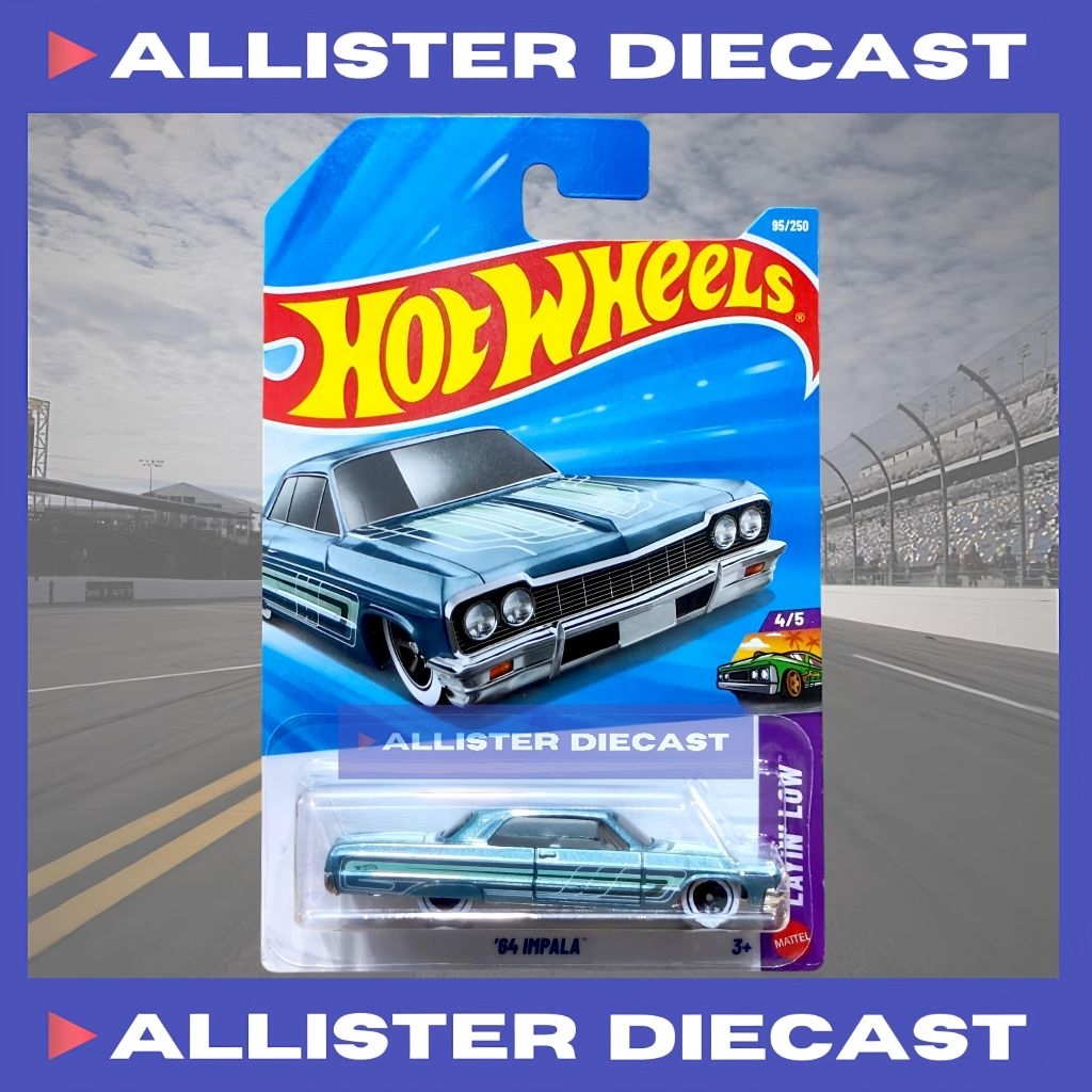 Hot Wheels 64 Impala Hijau Hotwheels 64 Impala Green HW Layin Low Hot Wheels Lot D 2026