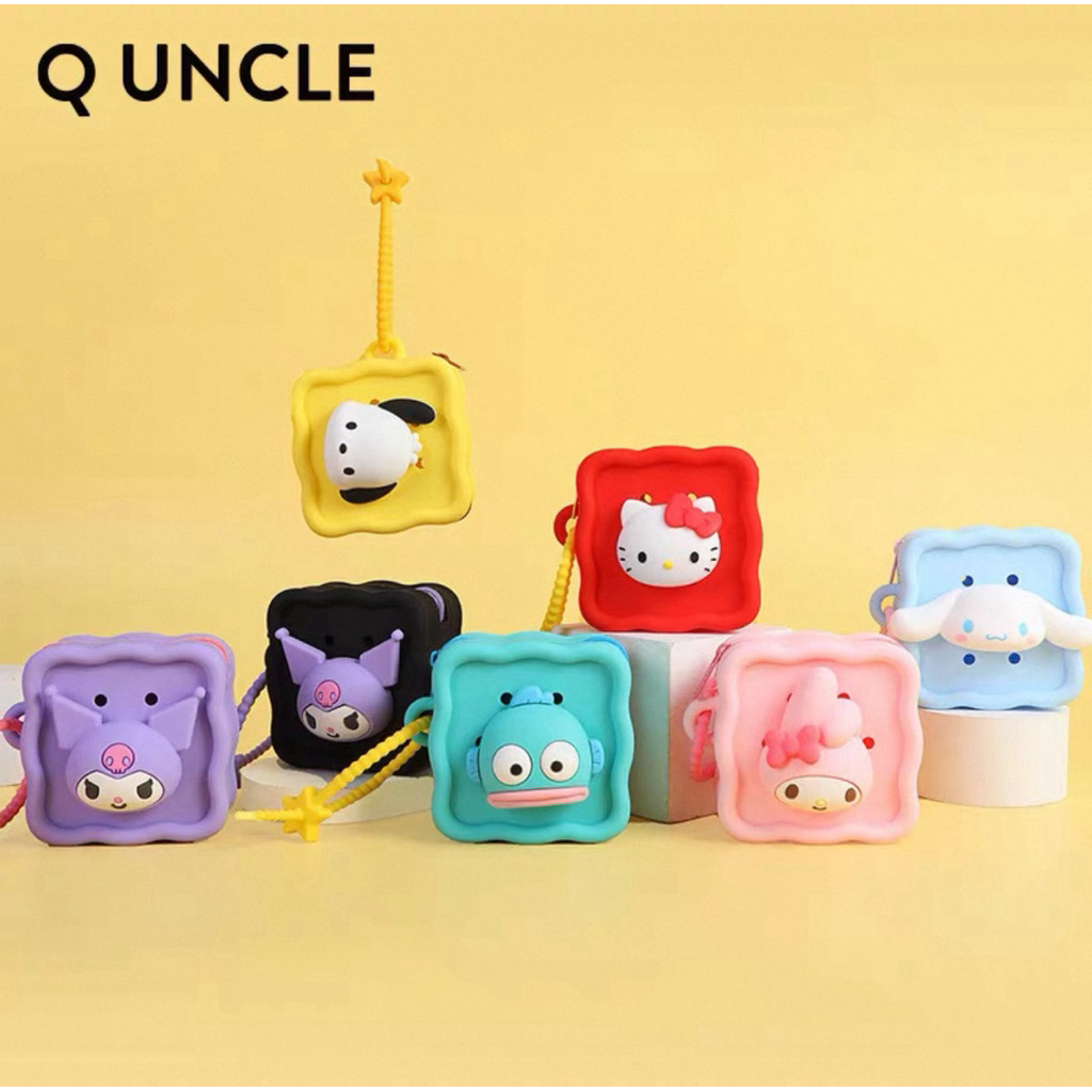 Dompet tas silikon koin silicone coin purse earphone earpod mini lucu cute sanrio my melody kuromi p