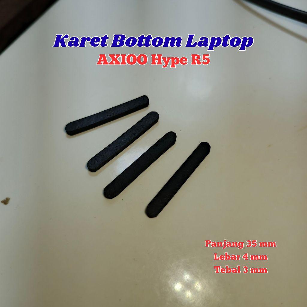handmade Karet bottom laptop karet bawah laptop Axioo Hype R5 R5 | karet anti slip