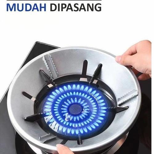 READY Alas Tatakan Cover Kompor Gas Portable Pelindung Anti Angin / Alas Tatakan Kompor Alumunium Pe