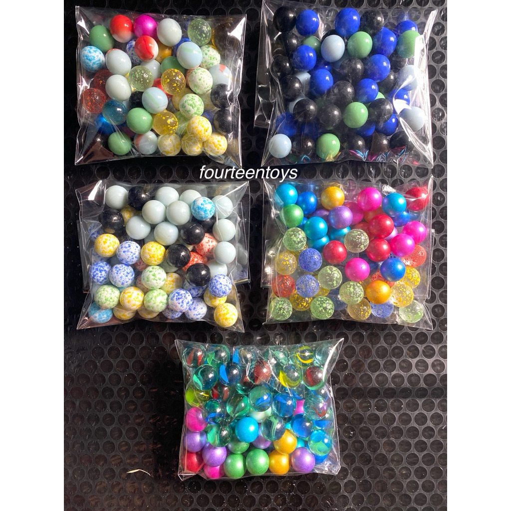 Kelereng Gundu Keleci Campur Isi 50Pc