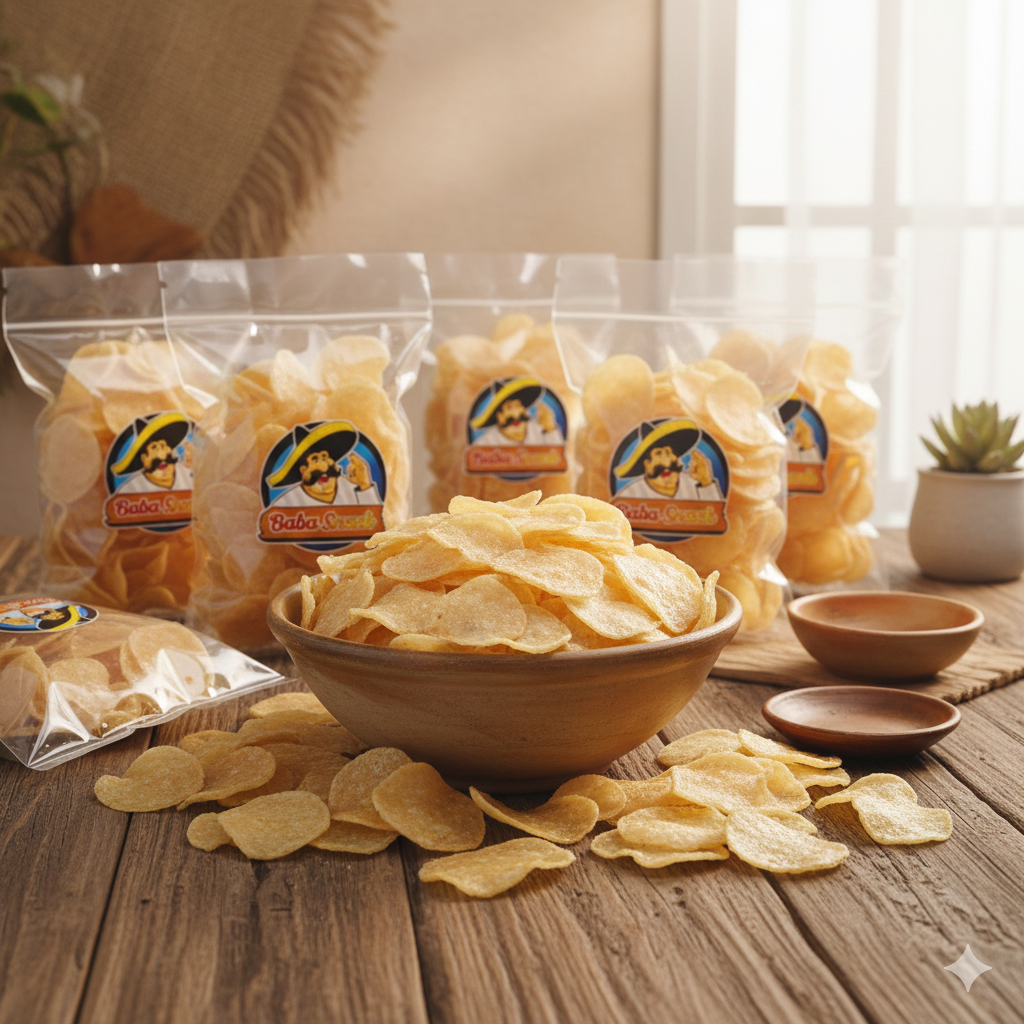 KRIPCA / KERIPIK KACA / KRIPCA ASIN / KRIPCA PEDAS