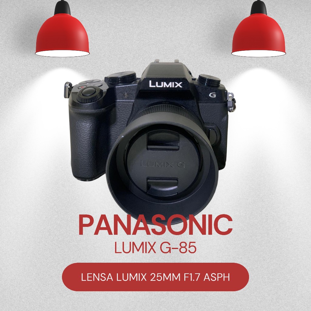 PANASONIC LUMIX G85 SET LENSA LUMIX 27MM F1.7