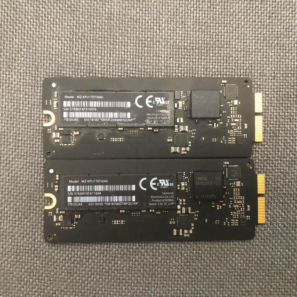 Apple Ssd 1TB Macbook Pro A1502 Original Copotan