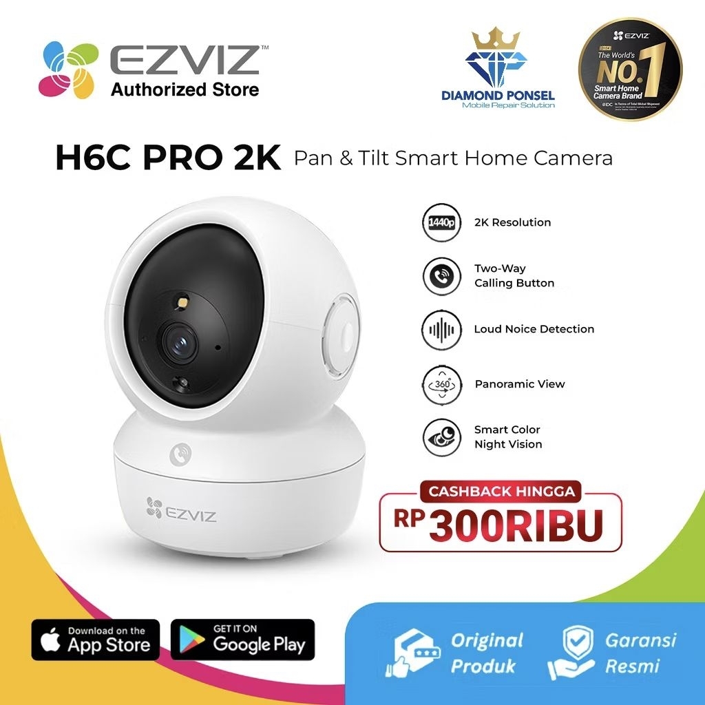 CCTV EZVIZ H6C PRO 3MP 2K