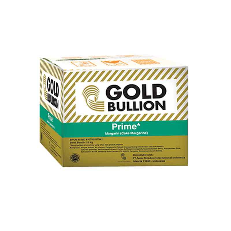 PRIME GOLD BULLION Cake Margarine 15Kg Untuk Cake Roti Manis Minyak Nabati Strong Butter