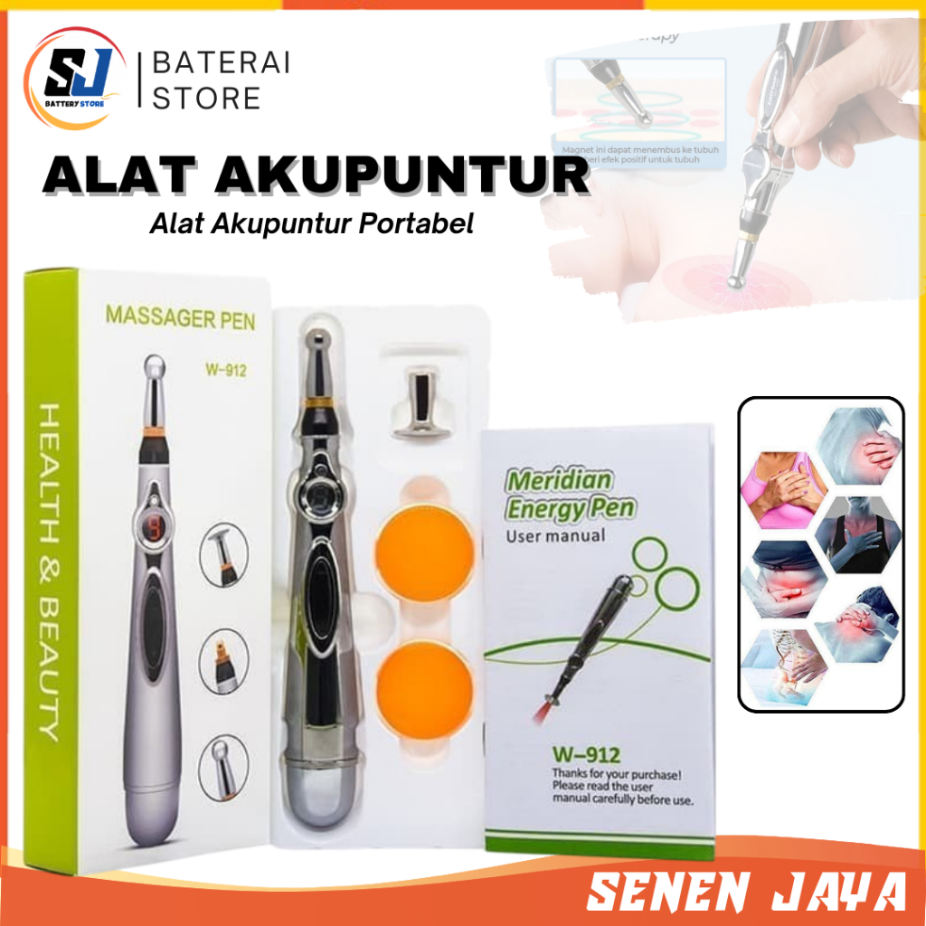 Akupuntur Elektrik Magnet Therapy Akupuntur Portabel PENA PIJAT TERAPI REFLEKSI ELEKTRIK
