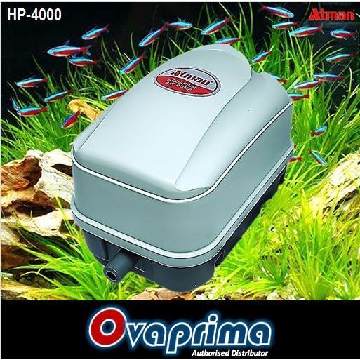 Atman HP-4000 Pompa Udara Aquarium/Kolam/Limbah Air Pump Blower Atman HP4000