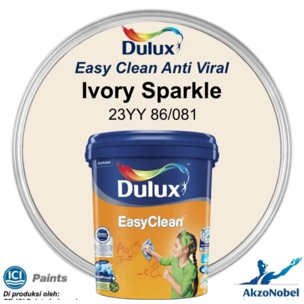 Dulux easy clean 20 liter ivory sparkle
