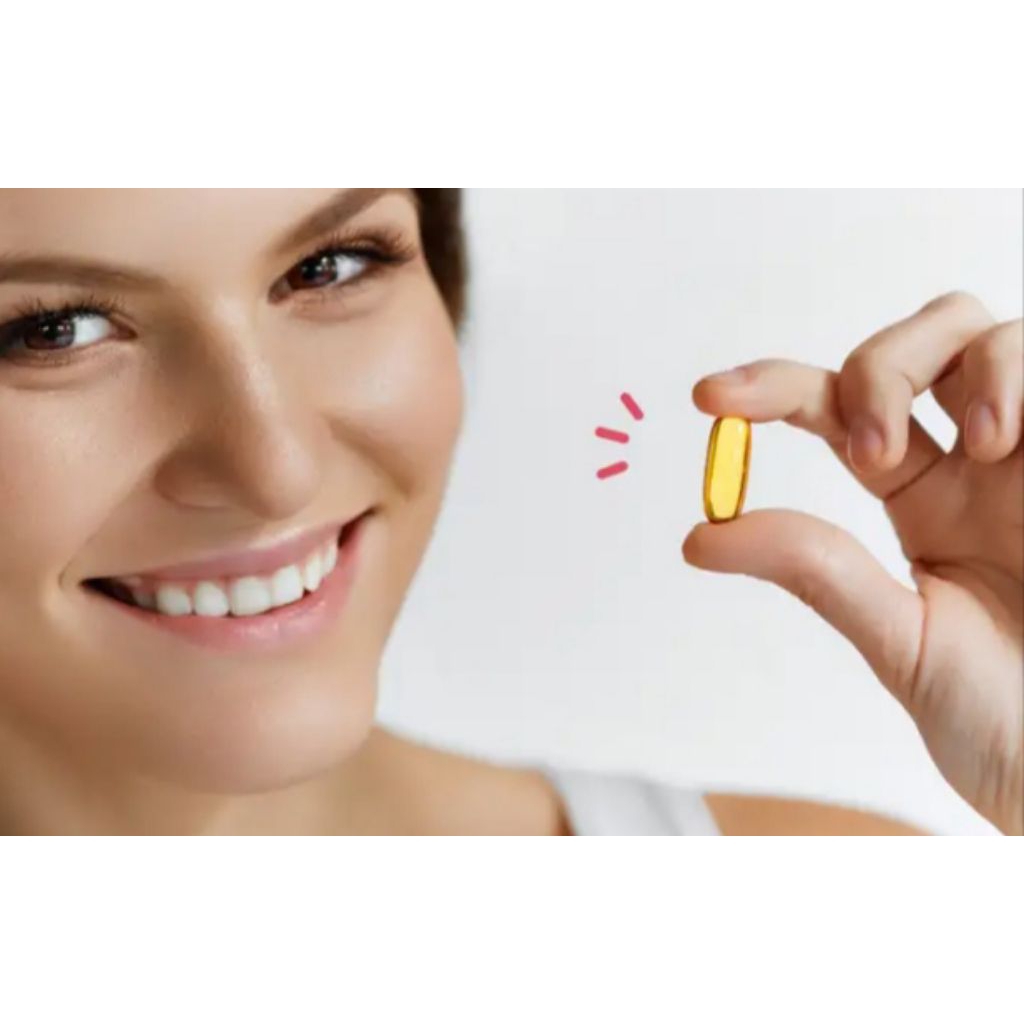 Ecer 4 butir Ever E Vitamin E Kapsul Salut Selaput Cangkang Rumput Laut