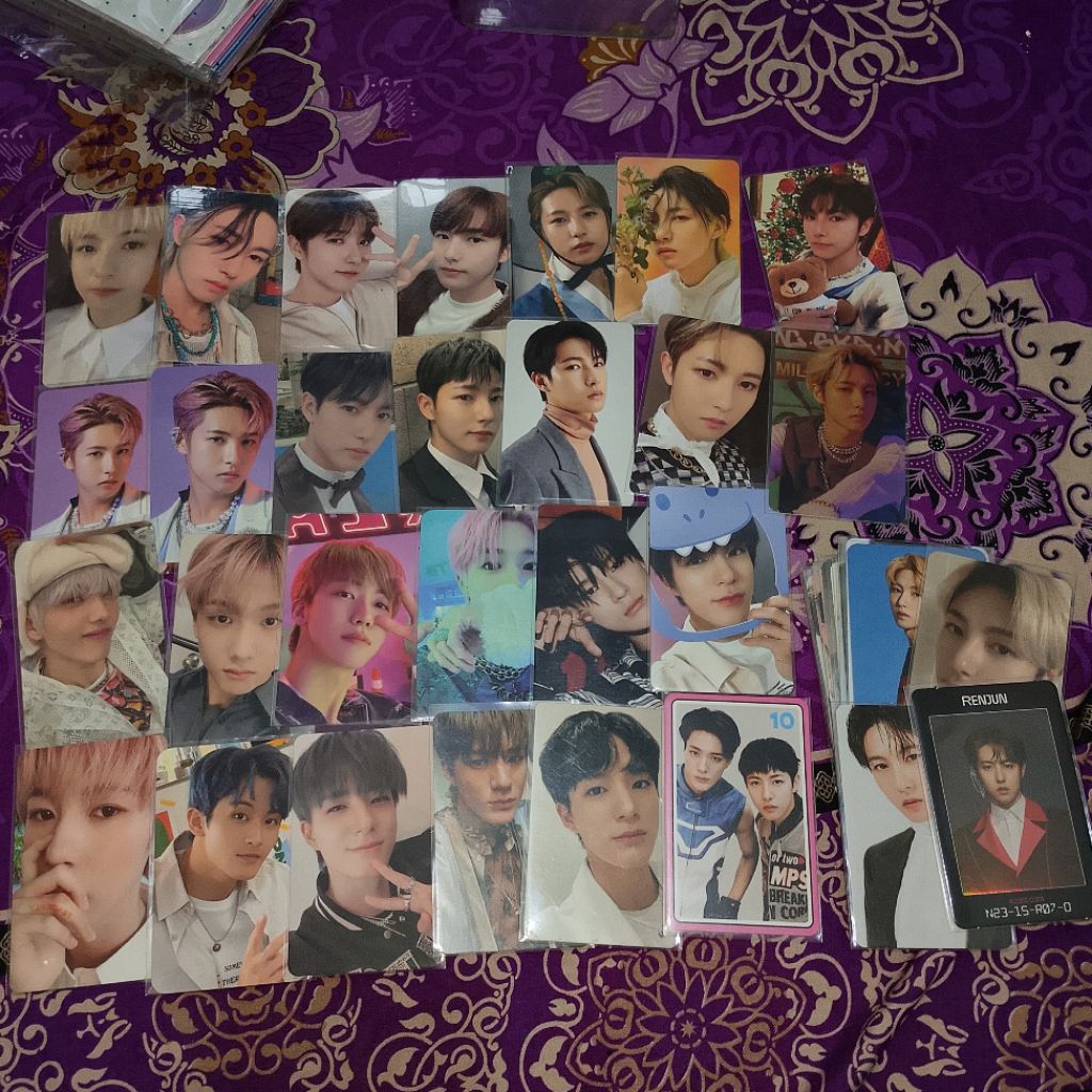 official photocard nct dream nct127 renjun jeno jaemin doyoung jaehyun jisung pc ofc