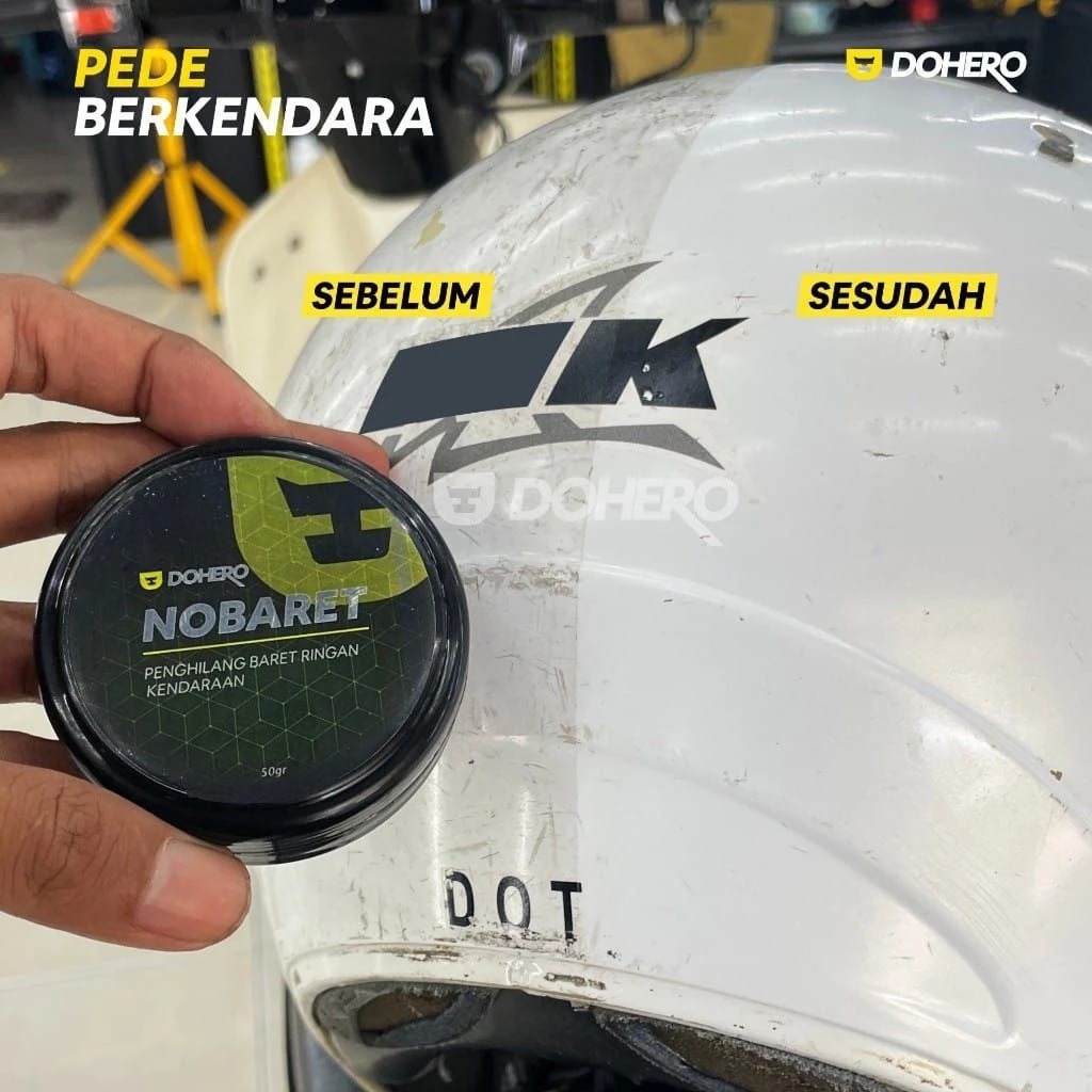 Nobaret Compund Penghilang Baret Ringan Body Motor Mobil - Bisa COD