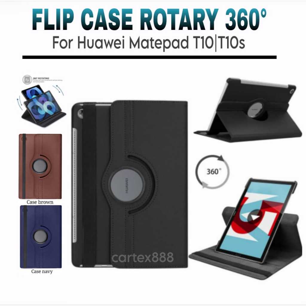 Case Rotary Huawei matepad T10s/ T10 / case huawei matepad t10s / case huawei matepad t10 / casing h