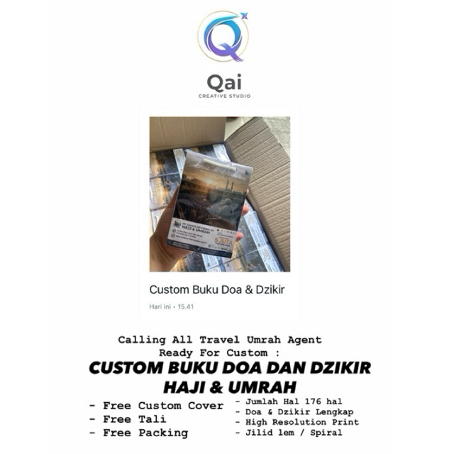CUSTOM BUKU DOA DAN DZIKIR UMROH DAN HAJI LENGKAP | BUKU DOA UMRAH CUSTOM| BUKU DOA HAJI CUSTOM | BU