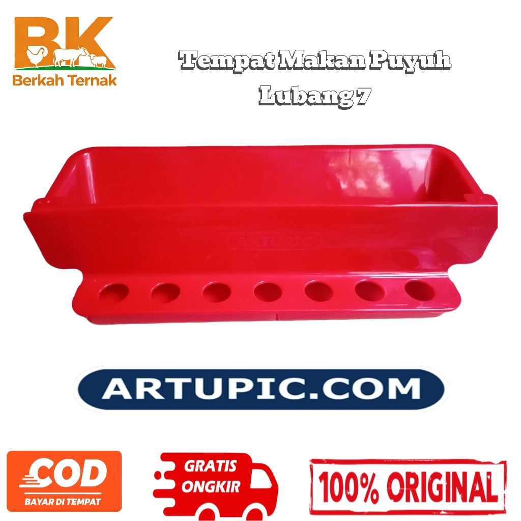 TEMPAT MAKAN PUYUH LUBANG 7 ARTUPIC,artupic tempat pakan praktis otomatis lobang 7 artupic