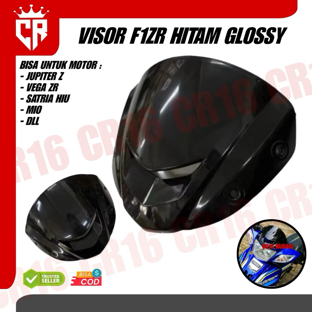 VISOR F1ZR VISOR FIZR 125ZR 125Z JUPITER Z VEGA ZR SATRIA HIU MIO PNP SEMUA MOTOR YAMAHA FREE DOUBLE