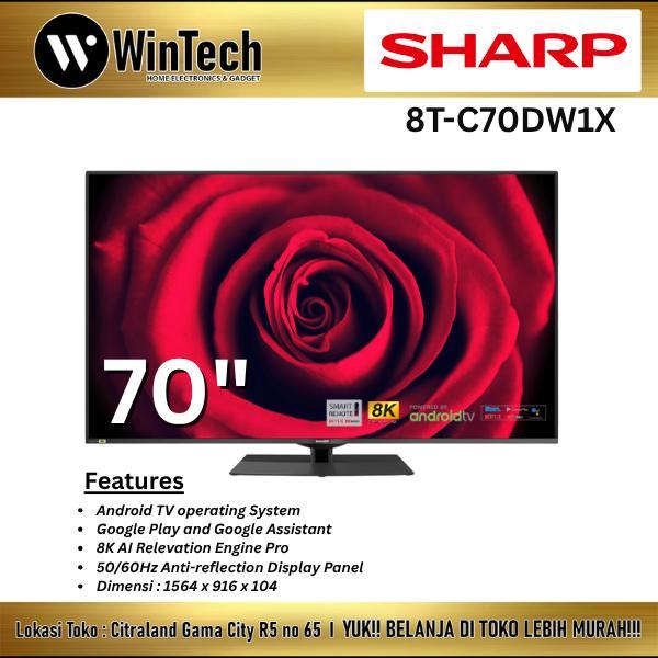 SMART TV SHARP 8T-C70DW1X 70 INCH SMART TV ANDROID UHD
