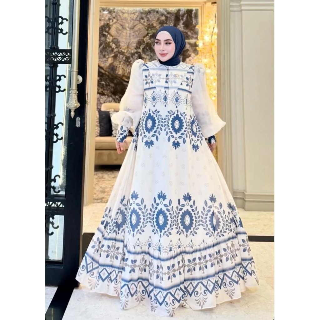 Shellasaukia OFFICIAL ORIGINAL Di Jamin Ori 100% Gamis Shellasaukia Terbaru Dress Shellasaukia Terba