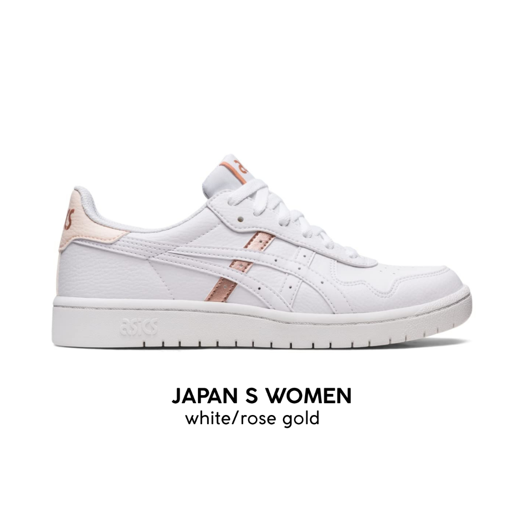 Sepatu Casual Wanita Asics Japan S - White/Rose Gold