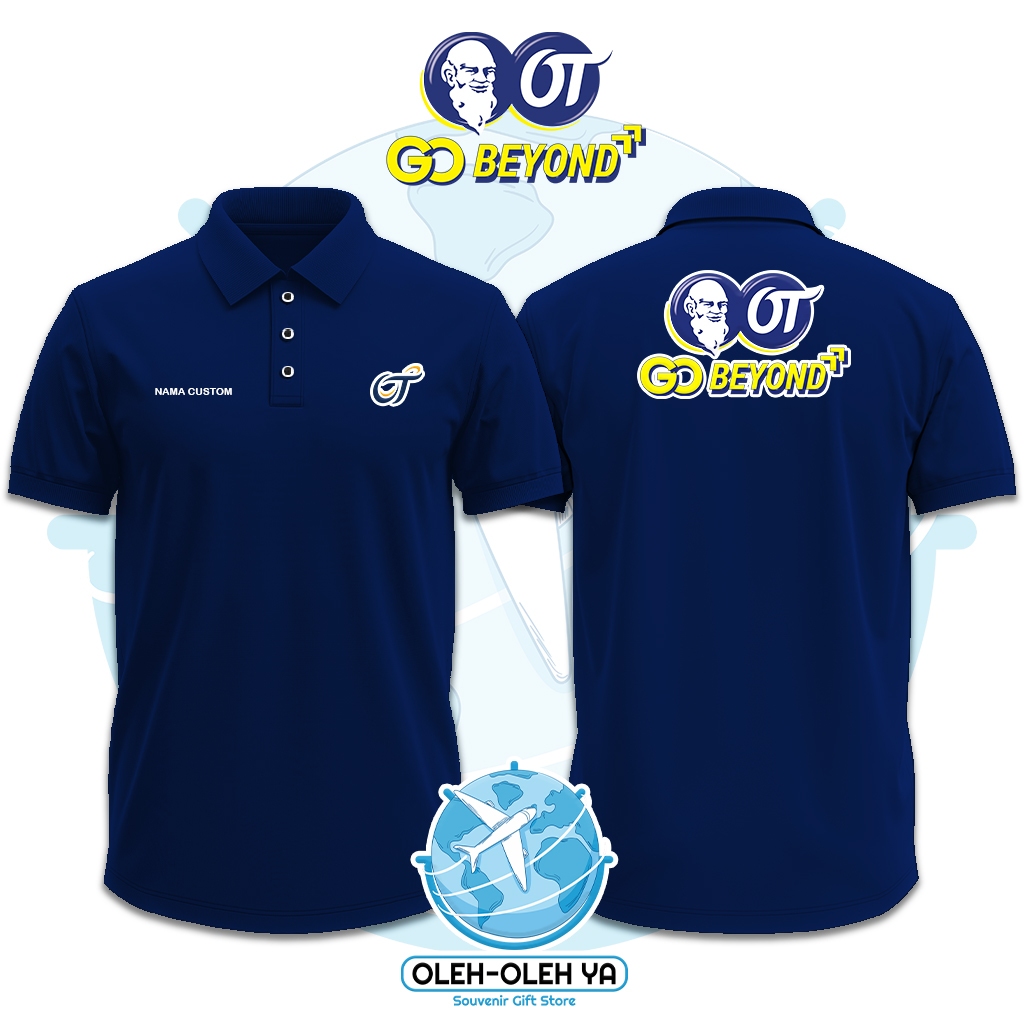 Oleh Oleh Ya Kaos Kerah Wangki Polo Shirt Kaos Kerja Wangki - OT Orang Tua Group Indonesia - Sablon 