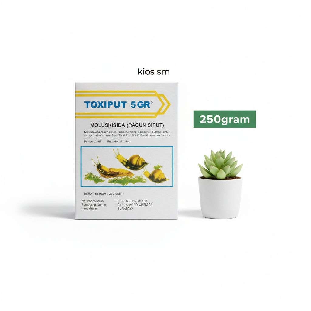 Toxiput Moluskisida Racun Pembasmi Siput & Bekicot