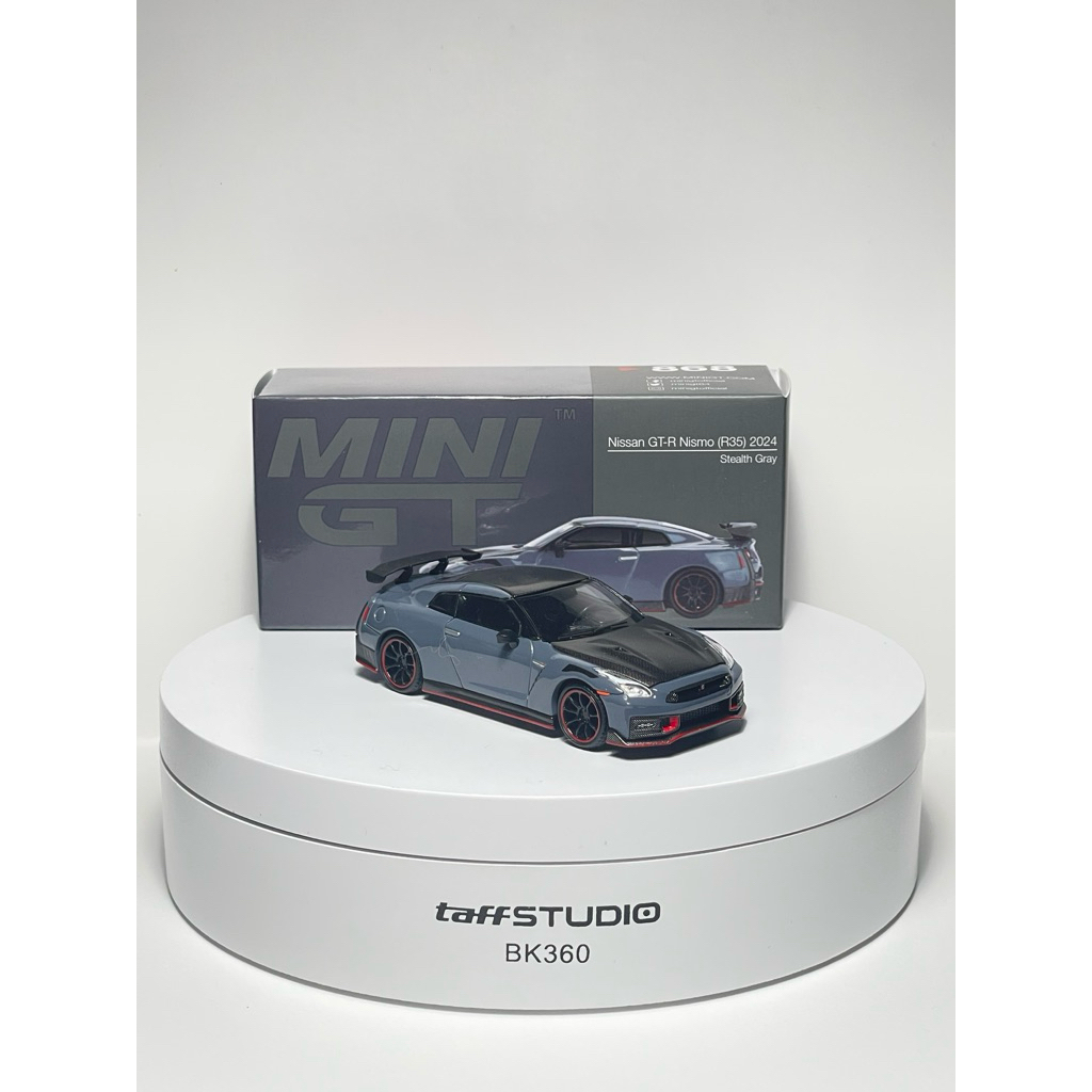 Mini GT 868 Nissan GT-R NISMO (R35) 2024 Stealth Grey Unsealed