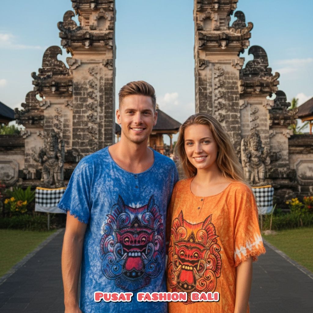 Atasan baju barong jumbo Baju barong bali dewasa Baju barong abstrak dewasa jumbo Baju bali pantai