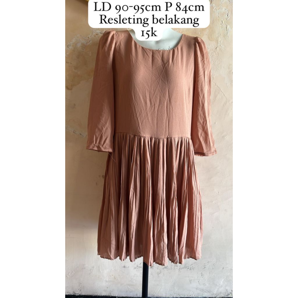 dress coklat susu