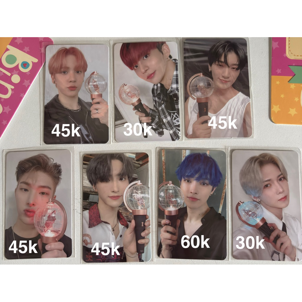 Ateez lightstick photocard official ready stock