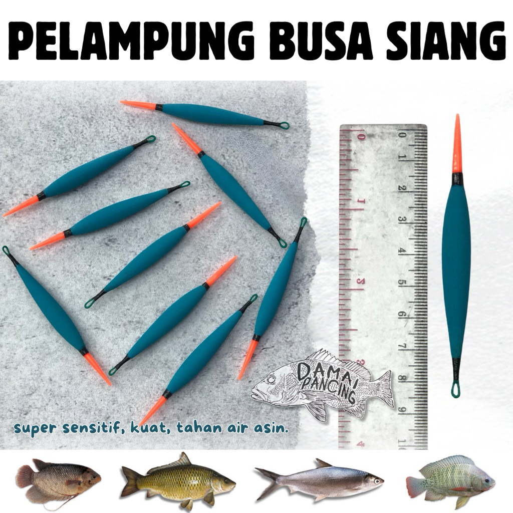 Pelampung Pancing Busa Jarum Lumut Lumutan ikan Nila Super Sensitif Warna Hijau Botol