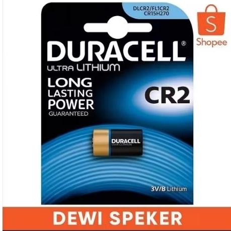 Baterai Duracell CR2 3V Ultra Lithium Original untuk Kamera dan Perangkat Elektronik