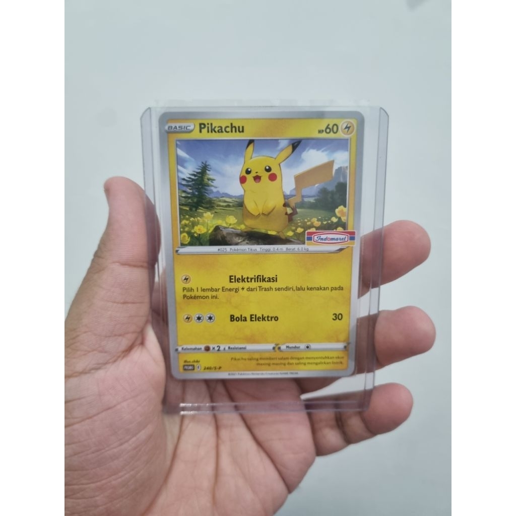Pikachu Promo Indomaret TCG Pokemon Indonesia