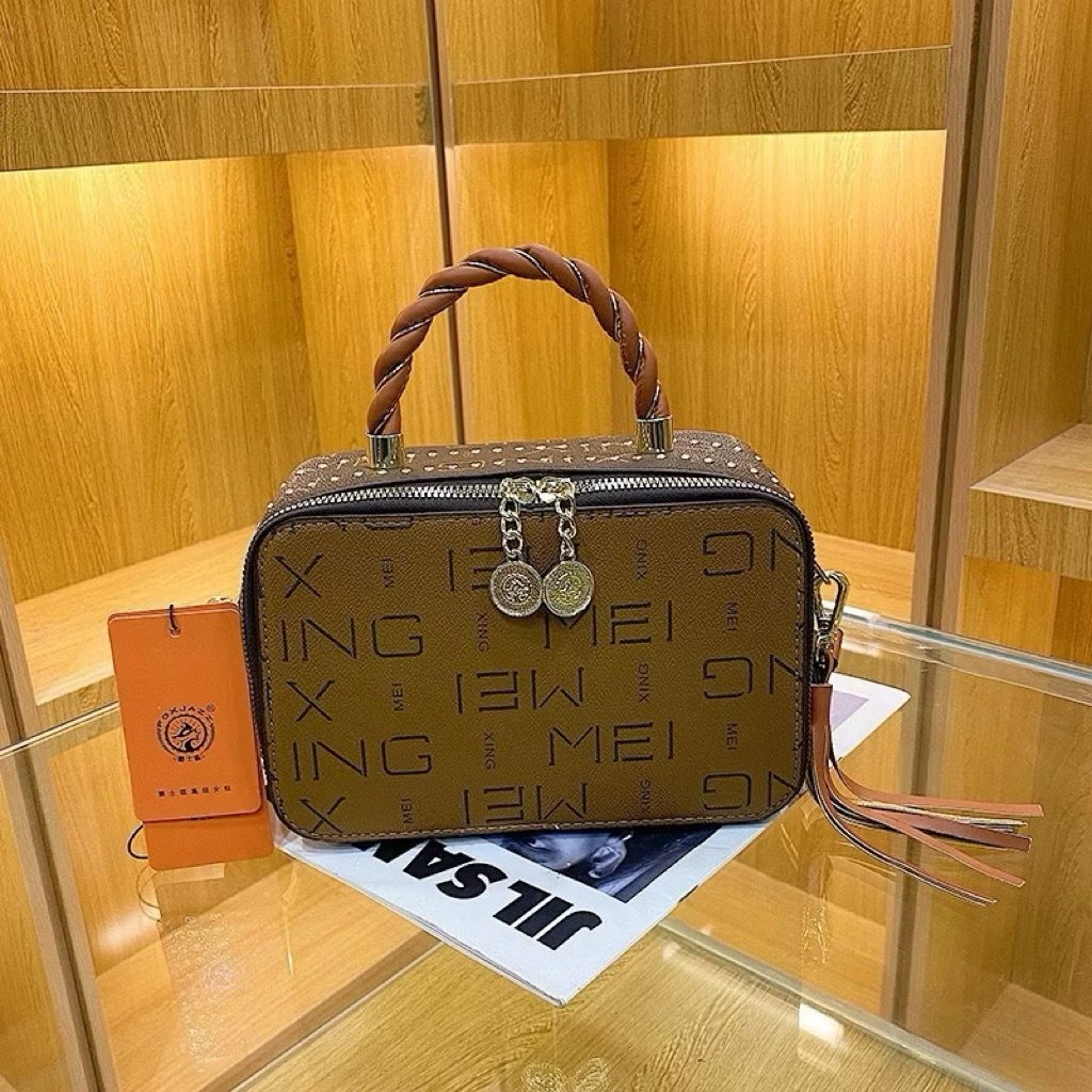 TAS IMPORT PREMIUM FOXJAZZ ELEGAN MEWAH BERSERTIFIKAT FREE PAPERBAG