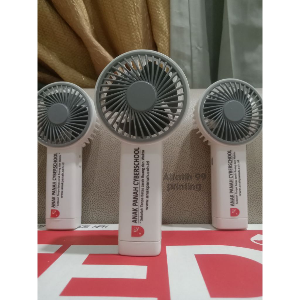 kipas portable custom suka suka wedding gift kantor EO party mudik
