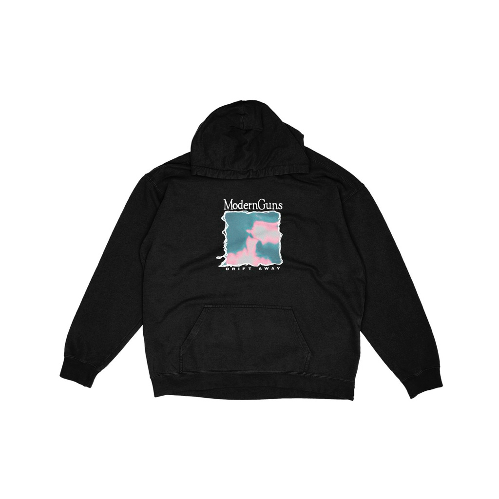 Modern Guns - Drift Away Hoodie Black | Rockertees Original Merchandise