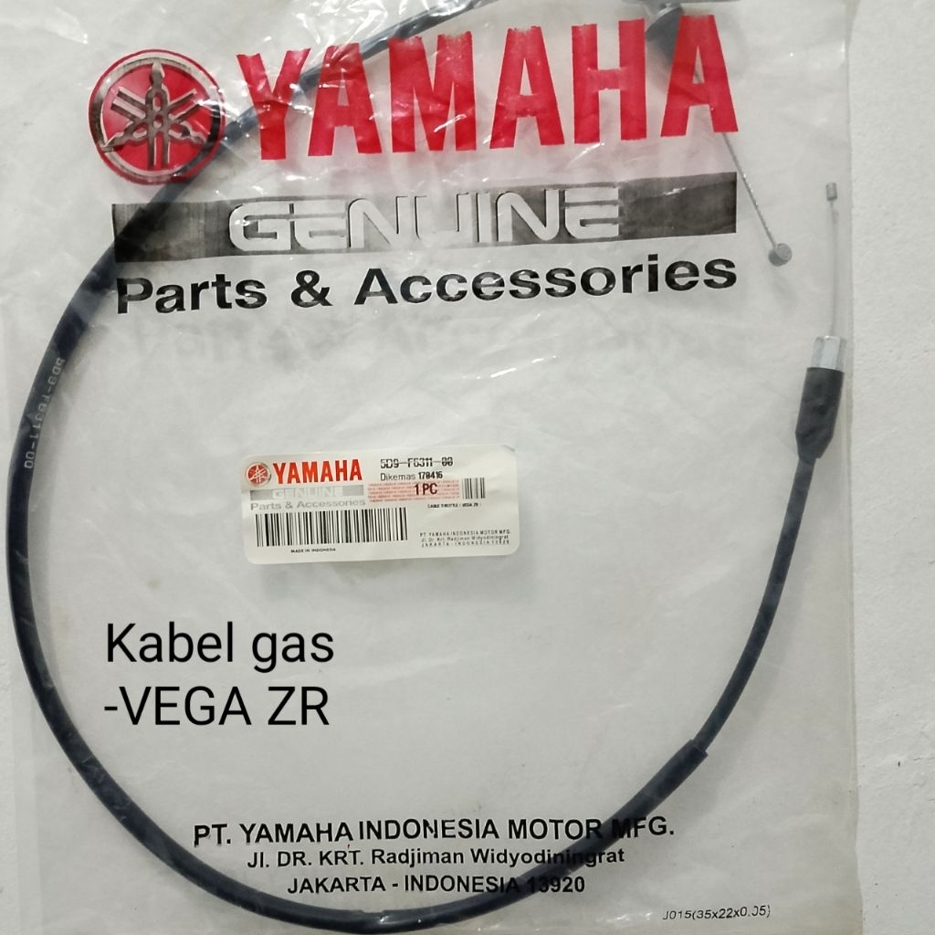 kabel gas motor Yamaha Vega ZR