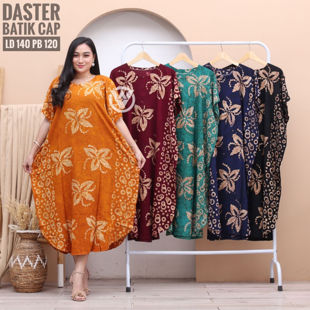 Daster Lowo Cap (Kupu) Resleting Depan Ld 140