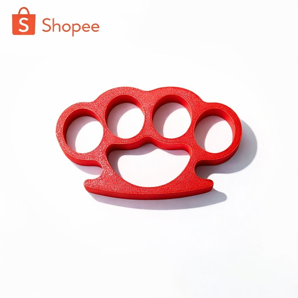 Knuckle Duster Self Defense Alat Tinju Alat Pelindung Diri Bahan Plastik Keras Co