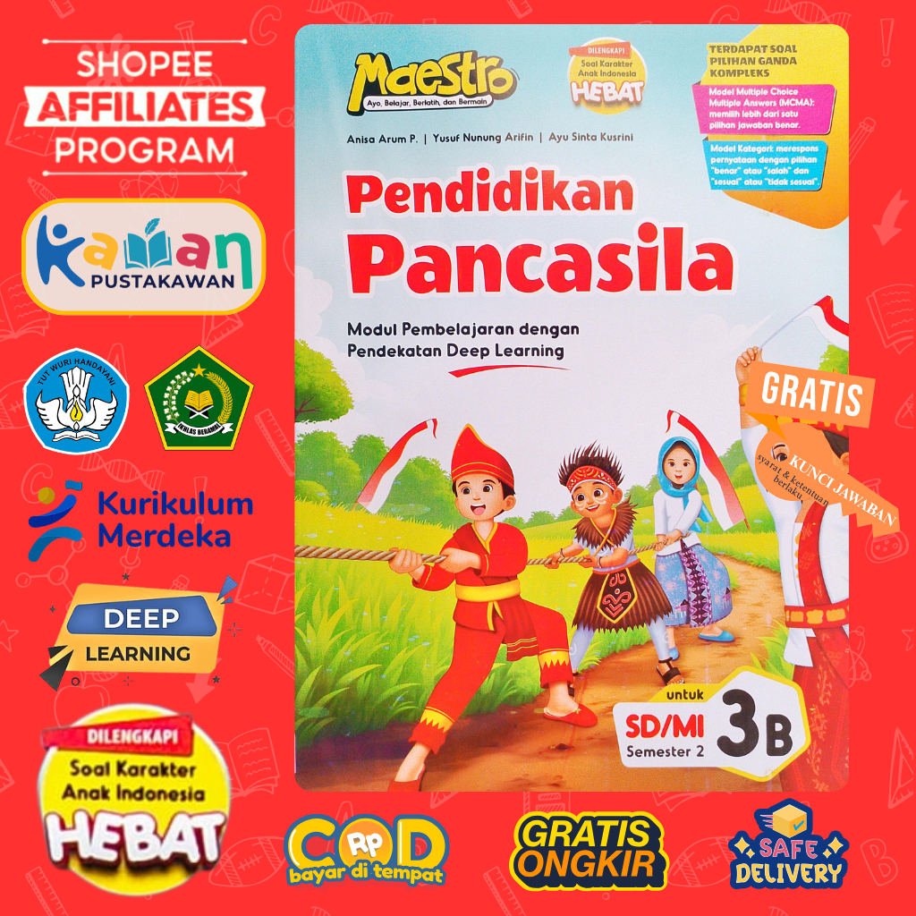 Maestro Pendidikan Pancasila Kelas 3 SD/MI Modul Ajar