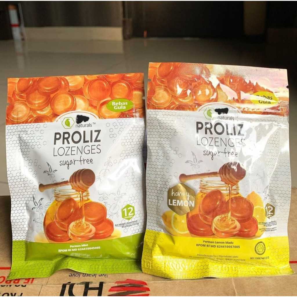 PROMO Proliz Lozenges Sugar Free HDI lemon